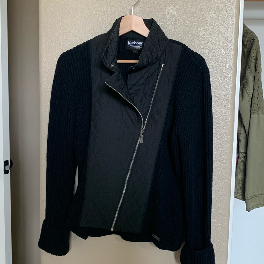 Barbour International biking jacket.